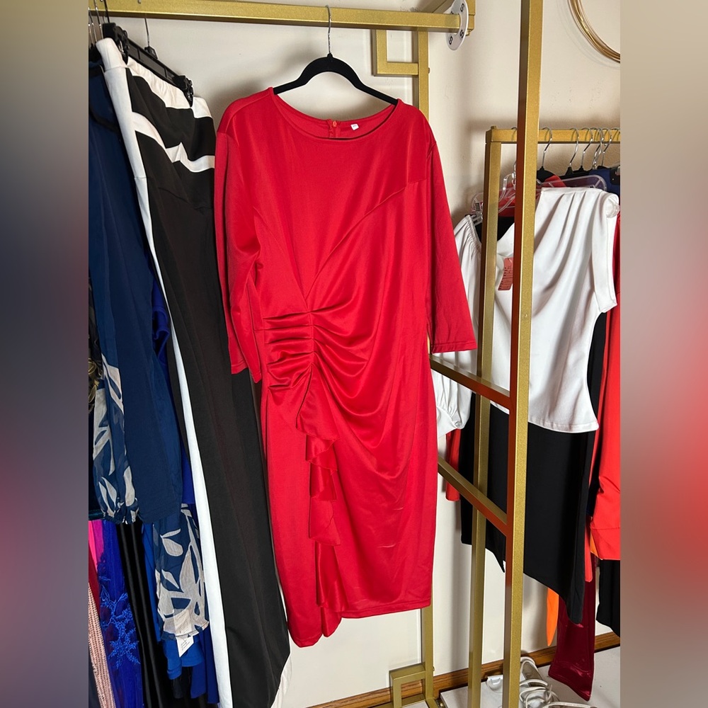 Red dress